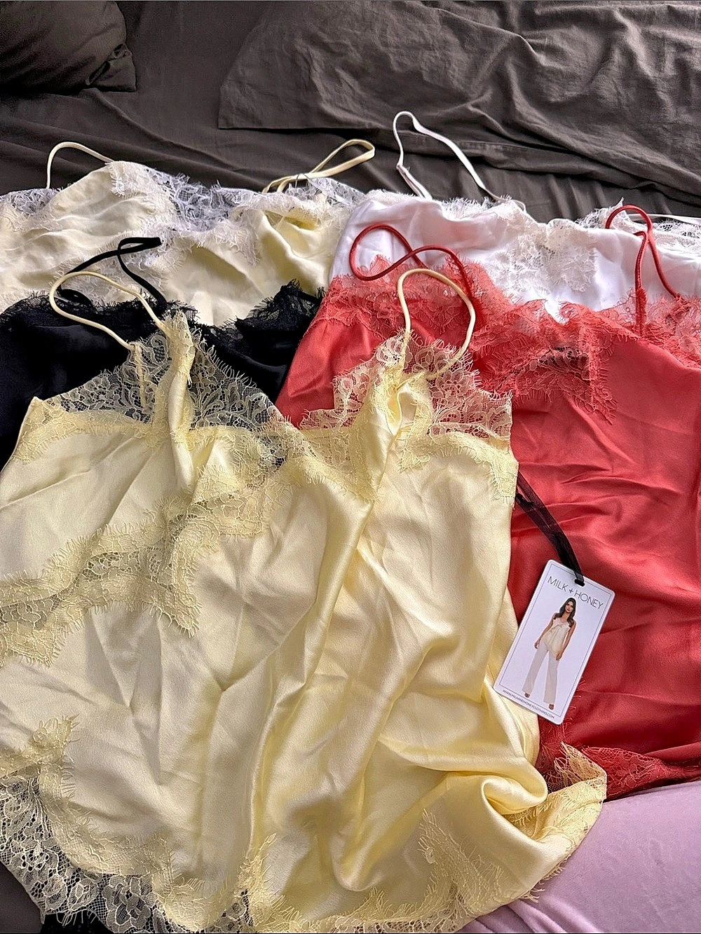 5 Lace Camisole Set  NWT